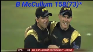 IPL 2008 MATCH 01 KKR vs RCB Match Highlights  B McCullum 15873  IPL First match Highlights [upl. by Wei]