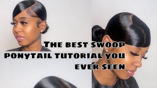 Swoop Knot Bun Tutorial Ft Alexisslayys Hair [upl. by Lemmy]