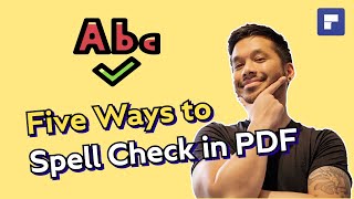 Five Ways to Spell Check PDF Step by Step Tutorial [upl. by Anthiathia]