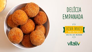 Bitterballen ou Croquete Holandês  Viva Mais Receitas Volta ao Mundo [upl. by Ruella51]