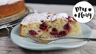 Saftiger und schneller KirschSchmand Kuchen  Rührteigkuchen  backen mit Mrs Flury [upl. by Stormy998]