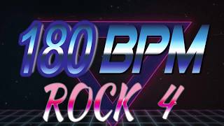 180 BPM  Rock 4  44 Drum Track  Metronome  Drum Beat [upl. by Meggy]