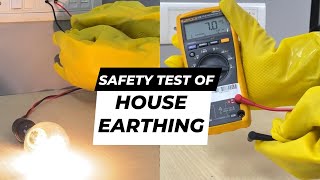 How to Check Earthing at Home Test With Multimeter amp Bulb [upl. by Fryd]