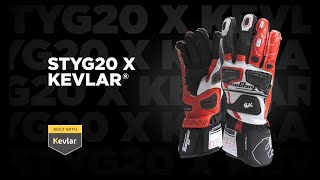 Furygan STYG20 X Kevlar Motorcycle Gloves [upl. by Nodarb]