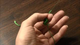 Embroidery Floss  How to Separate Strands of Embroidery Floss [upl. by Nyvlem]