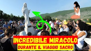 UN EVENTO MOZZAFIATO DURANTE IL PELLEGRINAGGIO A MEDJUGORJE EMOZIONA TUTTI [upl. by Ramhaj]