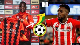 GOOD NEWS🇬🇭 INAKI WILLIAMS REACH HUGE MILESTONE…ENGLISHBORN GHANAIAN TO BLACK STARS…TARIQ LAMPTEY [upl. by Camden]