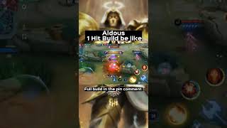 Aldous in 1 Hit build  Aldous best build [upl. by Enomis]