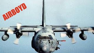 Lockheed AC130 Gunship  USAF Aerospace Power [upl. by Folberth]