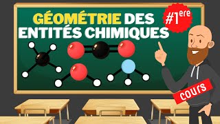 Géométrie des molécules  Cours de première de physique chimie [upl. by Oirromed970]