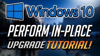 How to Perform an InPlace Upgrade Windows 10 2024 Tutorial [upl. by Auqenaj]