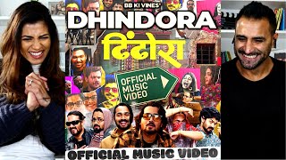 DHINDORA  Official Music Video  BB Ki Vines  REACTION [upl. by Gilpin795]