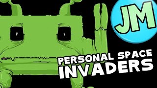 Personal Space Invaders Game Parody  Jaxamoto [upl. by Eeliah]