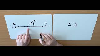 Year 4  Rounding decimals with one decimal place  Number line [upl. by Ibed202]