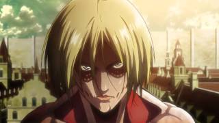 Attack on Titan Episode 24 Female Titan Fight Scenes Shingeki no Kyojin HD [upl. by Christel]