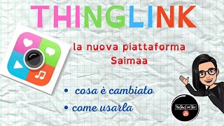 THINGLINK TUTORIAL  la nuova piattaforma Saimaa 2020 [upl. by Niwle]