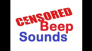 Censor Beep bleep Sound Effects with drawing [upl. by Zwart]