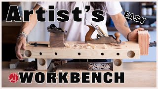 MAKE A PORTABLE WORKBENCH FREE PLANS Take Your Woodworking Anywhere [upl. by Rasmussen677]