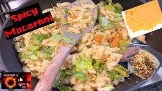 Spicy Macaroni for Lunch or Dinner indianrecipe kidslunchbox macaroni spicyfood [upl. by Libbey17]