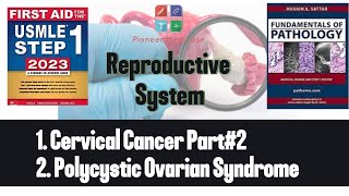 USMLE step 1Cervical carcinoma PCOS from First AidReproductive PathologyUrduHindi [upl. by Lanevuj]