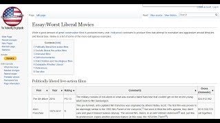 Conservapedias List of Worst Liberal Movies [upl. by Campbell805]