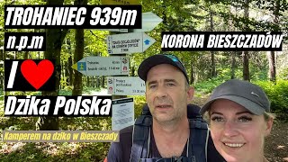 Korona Bieszczadów Trohaniec pasmo Otrytu Kamperem na dziko w Bieszczady [upl. by Notlad577]