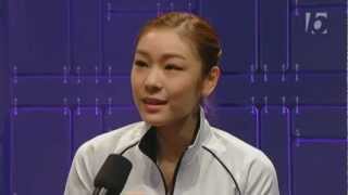 2013 WC 김연아 Yuna KIM Interview CBC LiveStream Canadian Commentary [upl. by Ecnahs]