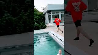 prank funny pool comedyfilms love dance [upl. by Eclud]