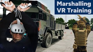 Military Marshalling VR Training  Quest 3 and Pico 4 [upl. by Nawaj959]