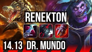 RENEKTON vs ZED MID  1318 Legendary  VN Master  1414 [upl. by Ecyob901]