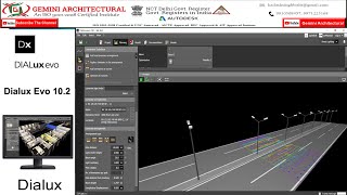 Dialux Evo 102 Street Lighting Tutorial amp New FeaturesGemini Architectural [upl. by Ahtnahc]