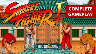 Street Fighter 1 1987  Complete Gameplay [upl. by Serrell688]