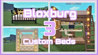 How to make Custom Bloxburg Beds for teens [upl. by Yahc150]