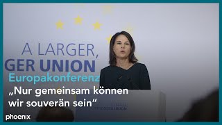 Annalena Baerbock bei der Europakonferenz im Auswärtigen Amt [upl. by Dov]