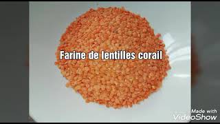 Farine de lentilles corail [upl. by Anton293]