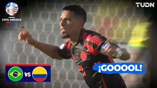 ¡SE EMPATÓ Gran gol de Muñoz para Colombia  Brasil 11 Colombia  Copa América 2024  J3  TUDN [upl. by Annahgiel]