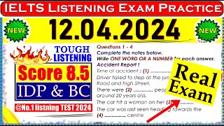 IELTS LISTENING PRACTICE TEST 2024 WITH ANSWERS  12042024 [upl. by Mapel]