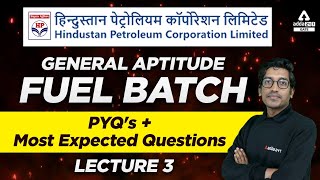 HPCL Exam Preparation  HPCL General Aptitude  PYQs  Most Expected Questions 3  By Sateesh Sir [upl. by Broome]