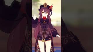 Wangsheng Funeral Parlor Director Hutao ☺️  Genshin Impact MMD hutao genshinimpact shorts [upl. by Onavlis265]