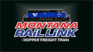 Friday Night Railroading quotMONTANA RAIL LINKquot Hopper Freight Trains [upl. by Erida]