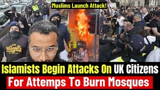 Islamic Groups Begin Another Protest in London [upl. by Anitneuq785]