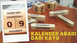 Cara membuat kalender kayu [upl. by Crowns]