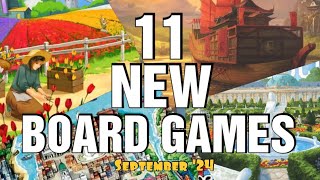 11 New Board Games  September 2024 [upl. by Eissej]