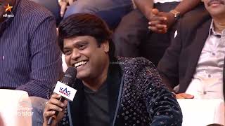 Harris Jayarajs speech in Super Singer 😀  Super Singer 9  Grand Finale  Episode Preview [upl. by Januisz47]