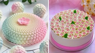 Amazingly Chocolate Mirror Glaze Cake Recipe 19  Satisfying Cake Decorating Videos  glazecake [upl. by Assiram]