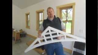 How To Install Fypon Gable Pediments [upl. by Bainbrudge399]