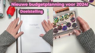 Budgetboek 2024 I Doelen stellen voor het nieuwe jaar I [upl. by Adidnac959]