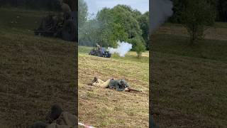 Czech rep reenactment reenacting reenactors germany thirdreich nazi german war shooting [upl. by Alliuqaj994]