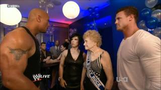 The Rock Electrifies Vickie Guerrero and Dolph Ziggler  HD [upl. by Koller]