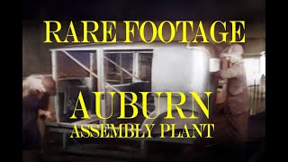 This Original Film Gives A Rare Look Into The Auburn Factory and Assembly Line [upl. by Clerc]